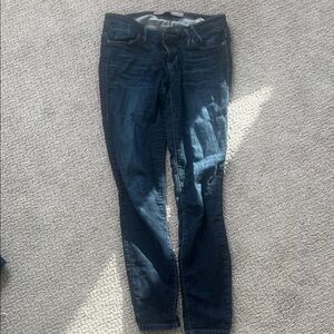 Guess Dark Blue Ankle Jeans